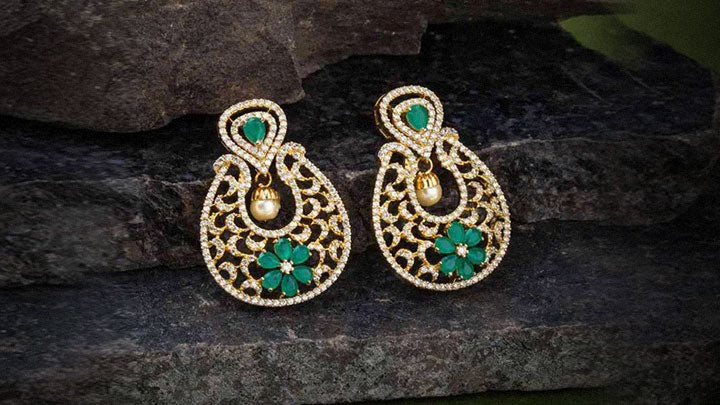 Green Earrings