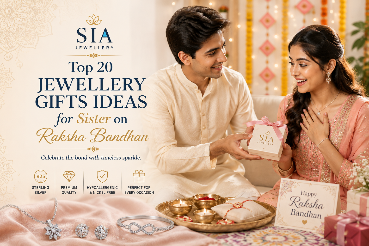 Top 20 Jewellery Gifts ideas for Sister on Raksha Bandhan