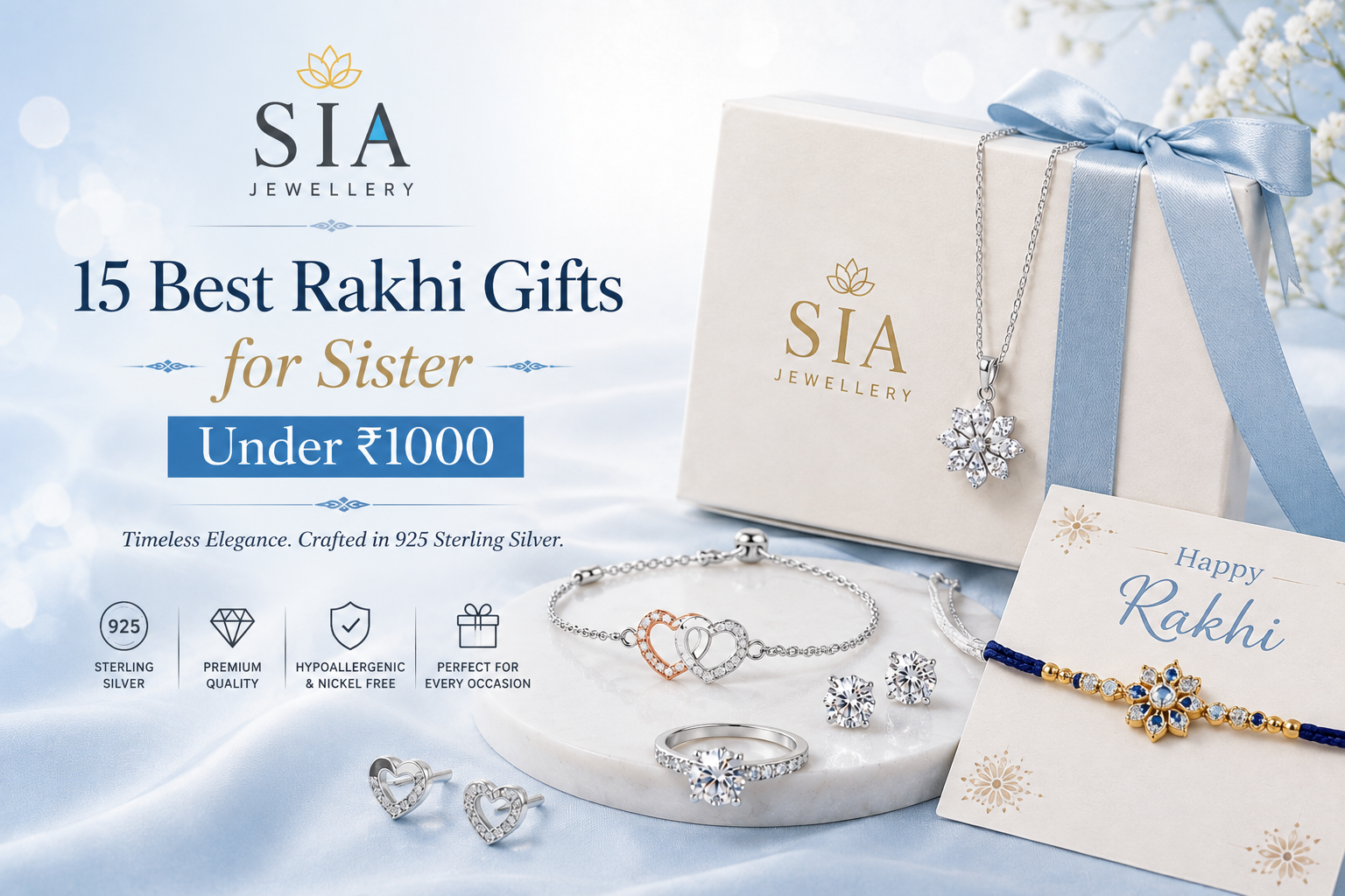 15 Best Rakhi Gifts for Sister Under ₹1000
