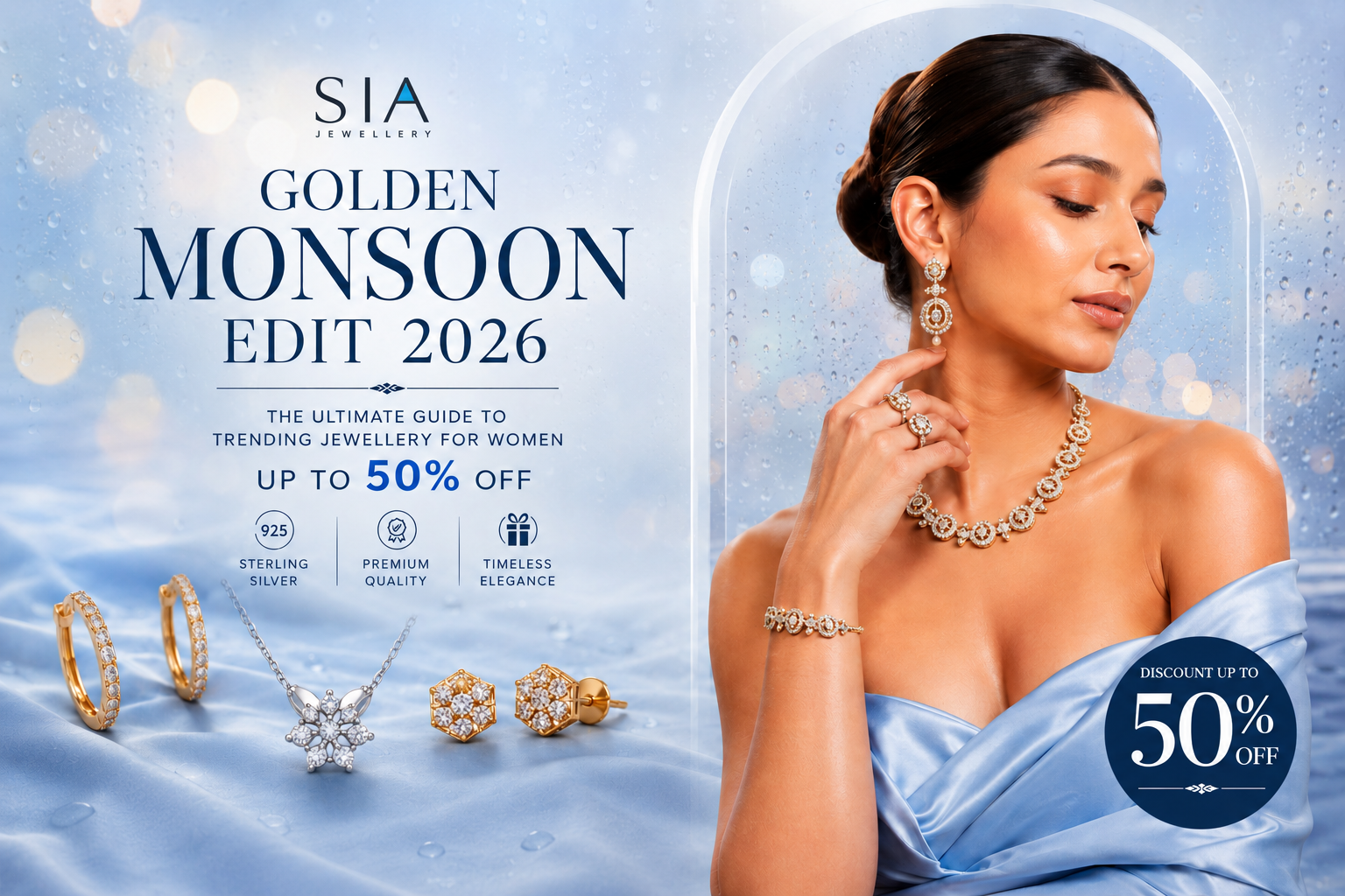 Golden Monsoon Edit 2026: The Ultimate Guide to Trending Jewellery for Women with Up to 50% OFF