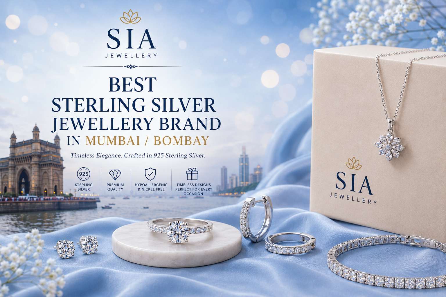 Best sterling Silver Jewellery Brand in Mumbai / Bombay