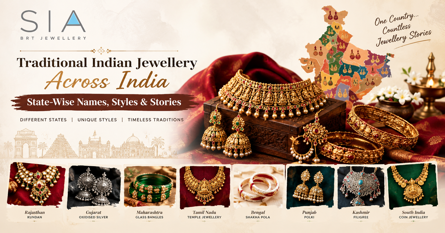 Traditional Indian Jewellery Across India: State-Wise Names, Styles & Stories