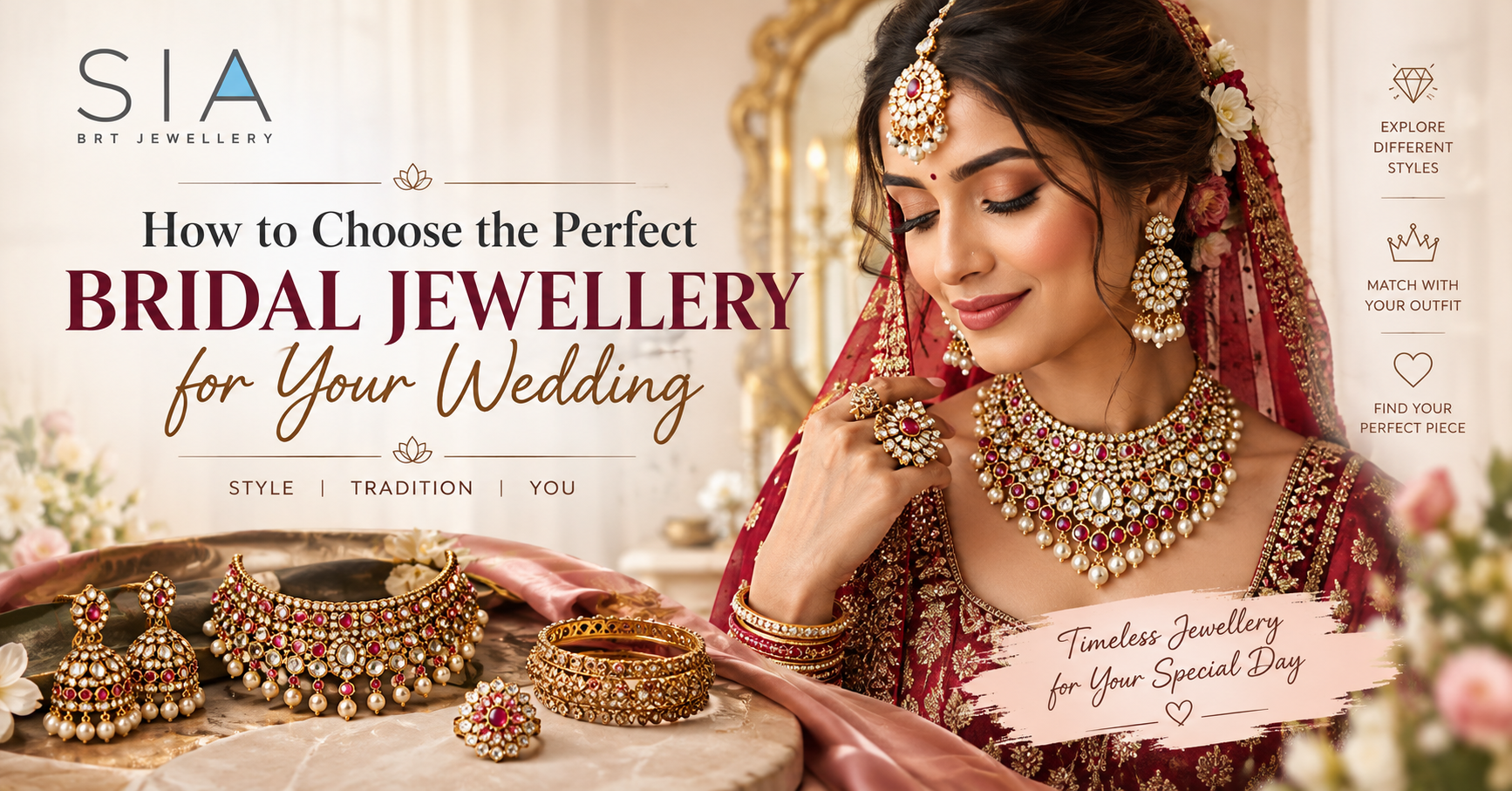 How to Choose the Perfect Bridal Jewellery for Your Wedding