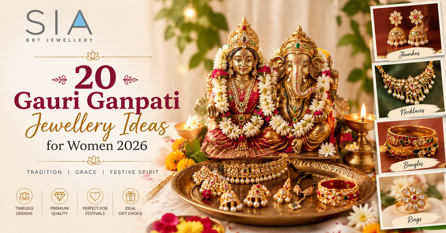 20 Gauri Ganpati Jewellery Ideas for Women 2026