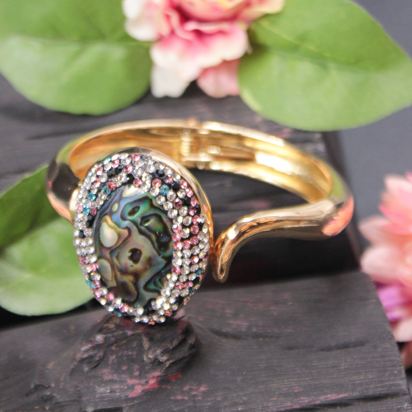 Golden Abalone Sparkle Bracelet -SIA451685