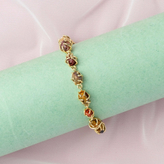 Tiger Eye Loose Bead Bracelet. - TMV_BRCT12