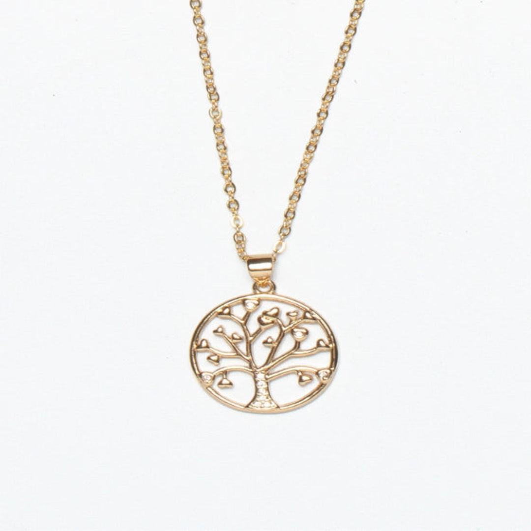 Stylish Tree of Life Pendant with Delicate Chains - TMV_PD3