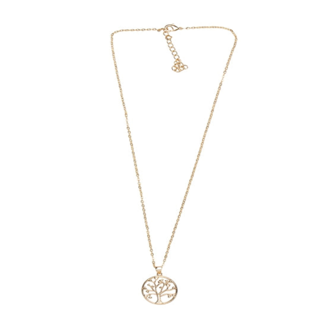 Stylish Tree of Life Pendant with Delicate Chains - TMV_PD3