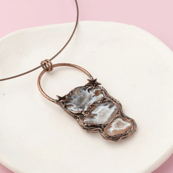 Nautical Shell Cascade Necklace - TMV_PD11