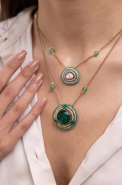 Ashvika Crystal Necklace - APRNK18