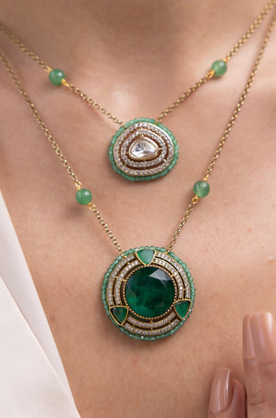 Ashvika Crystal Necklace - APRNK18