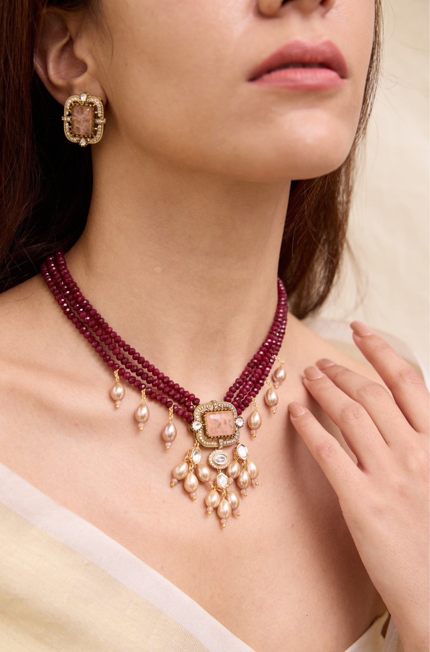 Ovi Necklace Set - APRSET38