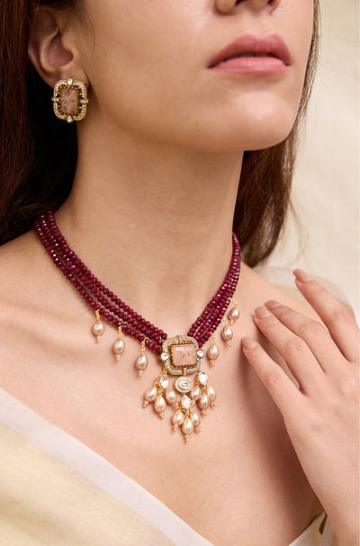 Ovi Necklace Set - APRSET38