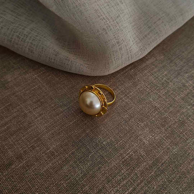 Sangria Pearl Luxe Ring - BB16