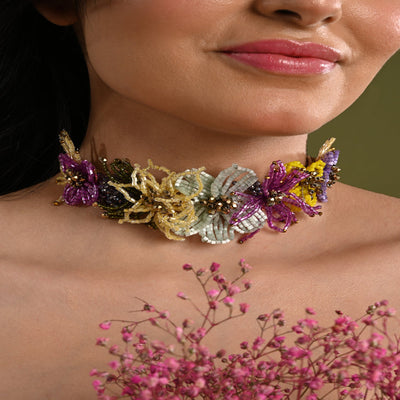 colourful crystal adjustable bracelet for wedding - CKBR-362-01 MULTI