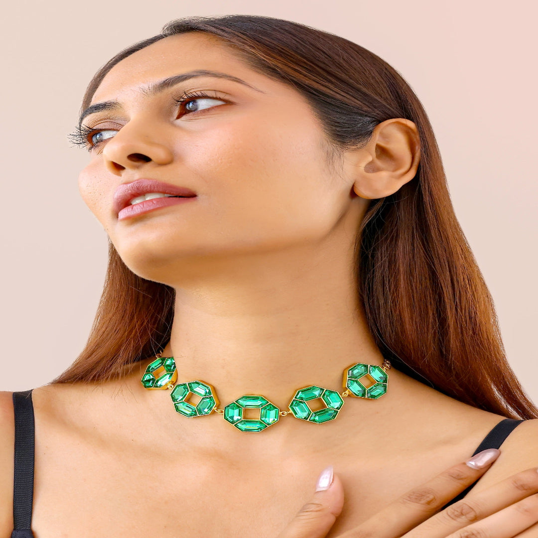 Cavana Necklace (Emerald) - CANE6005_GRE