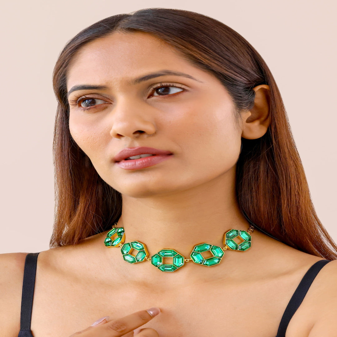 Cavana Necklace (Emerald) - CANE6005_GRE