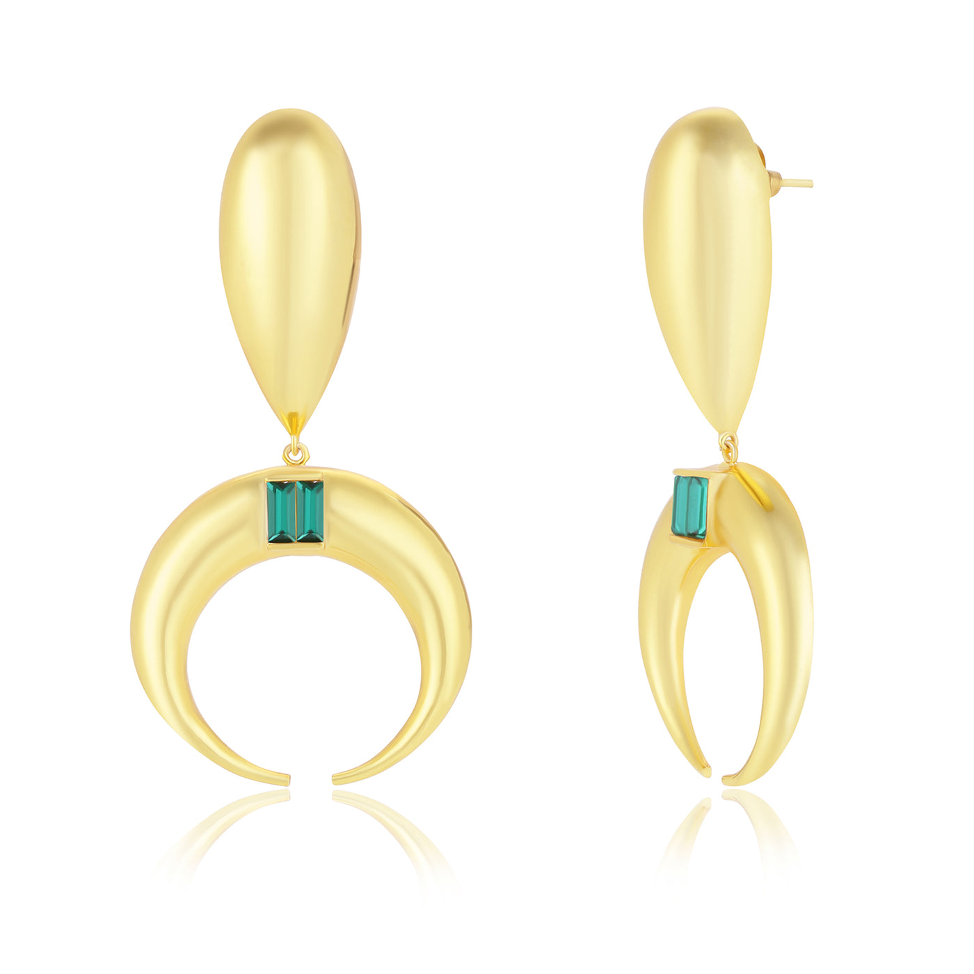 Copa Drop Earrings (White) - BBCODE5019_GRE