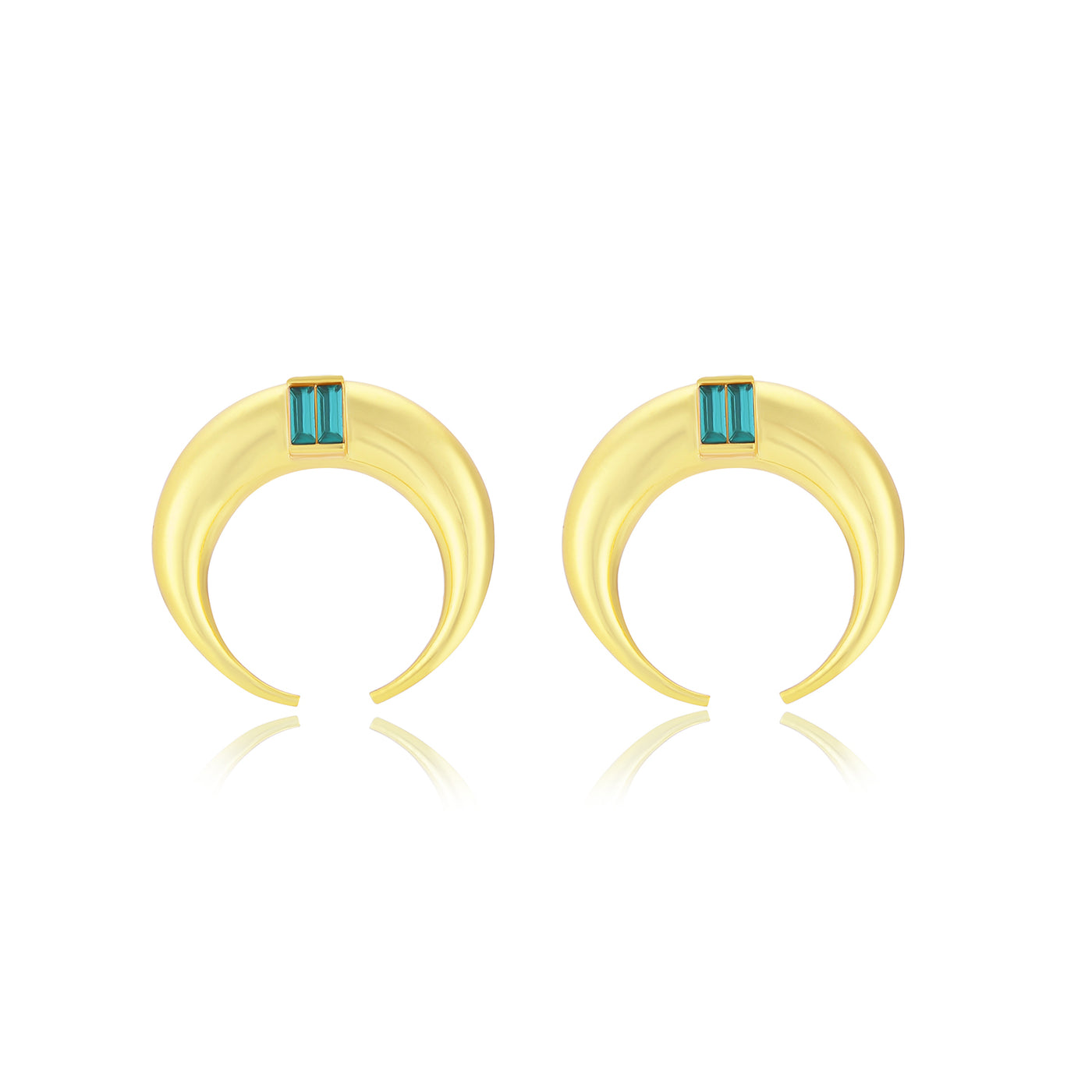 Copa Moon earrings (Emerald) - BBCOHE5004_GRE