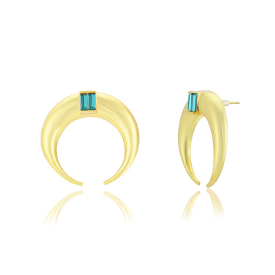 Copa Moon earrings (Emerald) - BBCOHE5004_GRE