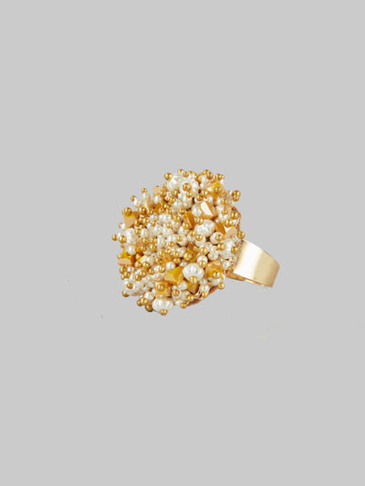 MAREENA YELLOW RING-FR-268-01 YELLOW