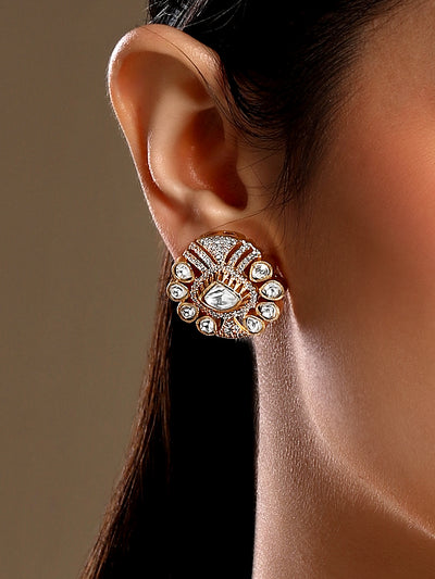 Empress Charm Kundan Necklace Set - HRNS350