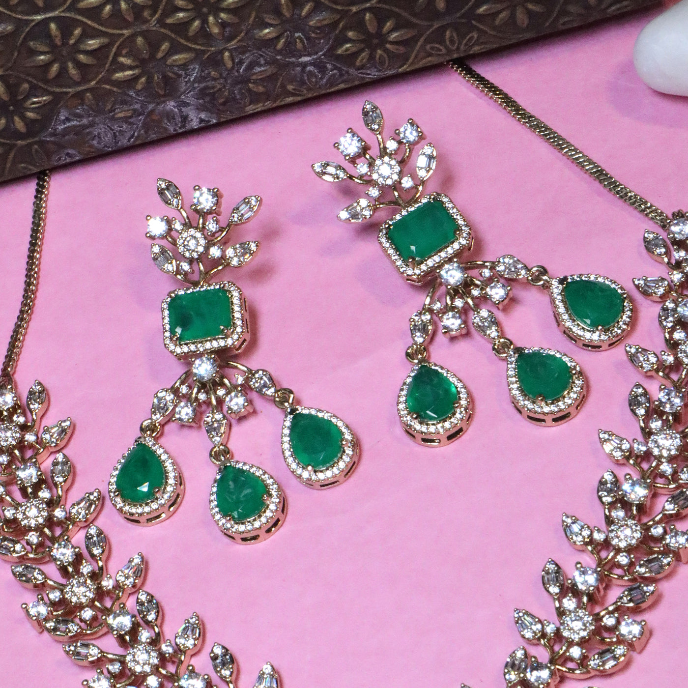 Comprehensive Showcase of Statement Indian/Fusion Jewelry Sets - SIA456157