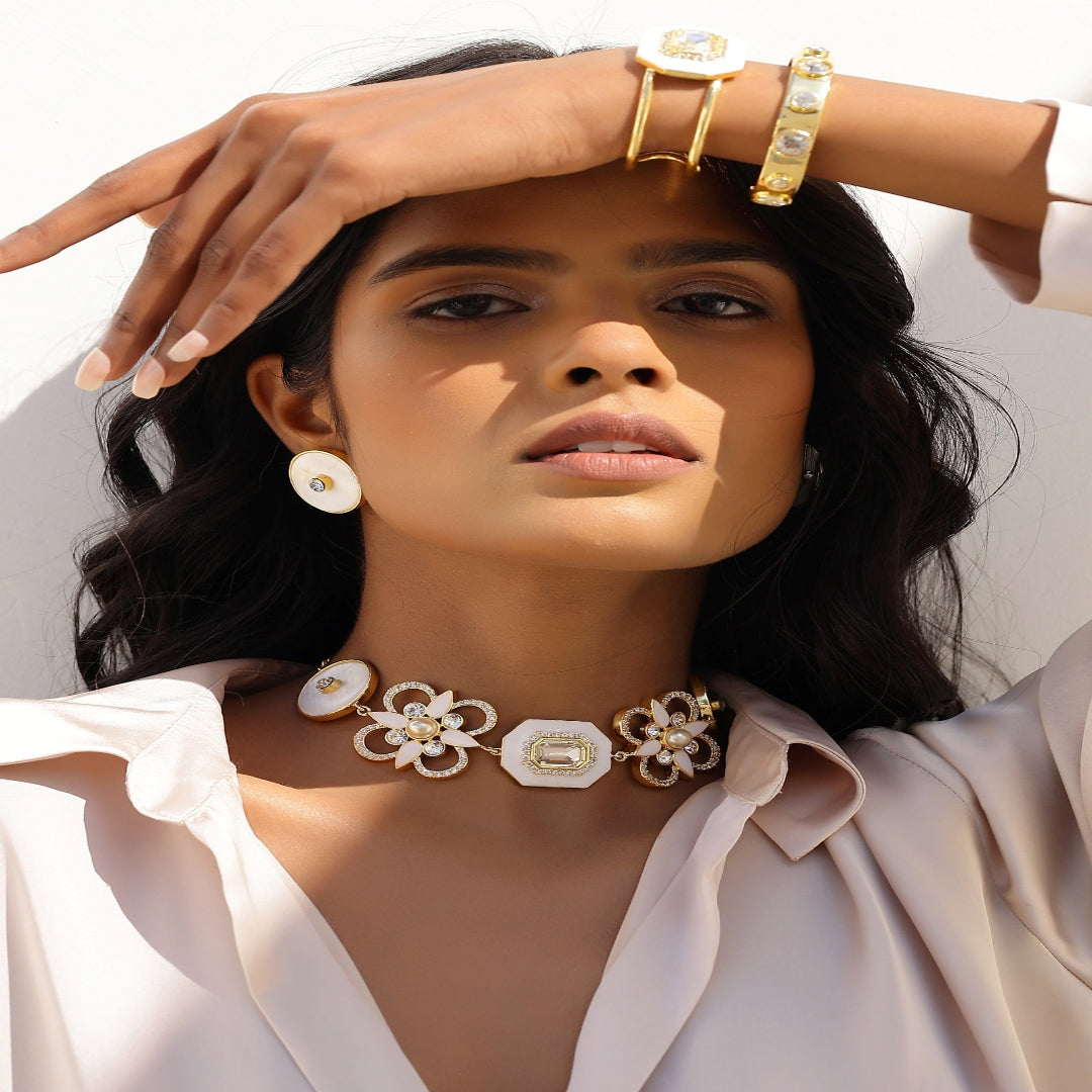 Iraa Rectangle Choker - BBIRRN7020