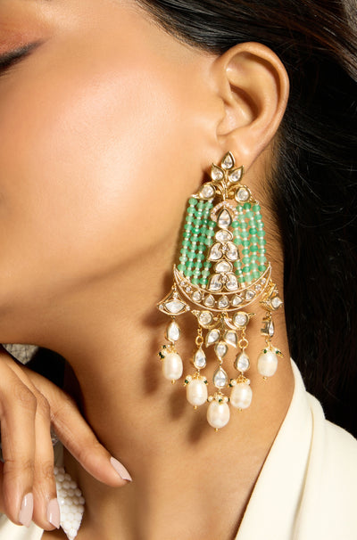 Pearl Garden Dangle Earring - JBRITIER45