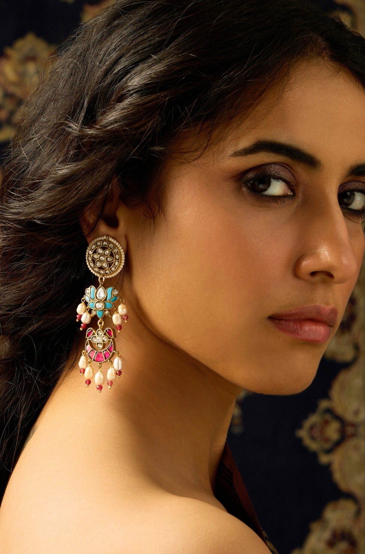 Charming Rajwadi Dangle Earring - JBRITIER62