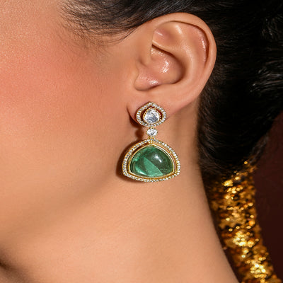 Luminary Green Dangler Earrings - JBRMR24ER28