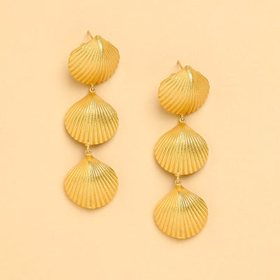 Sea Shells Drop Earrings - JBROCERBLD 2