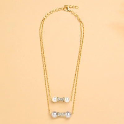 Pearl Handle Multi-Layer Necklace - JBROCNKBLD 69