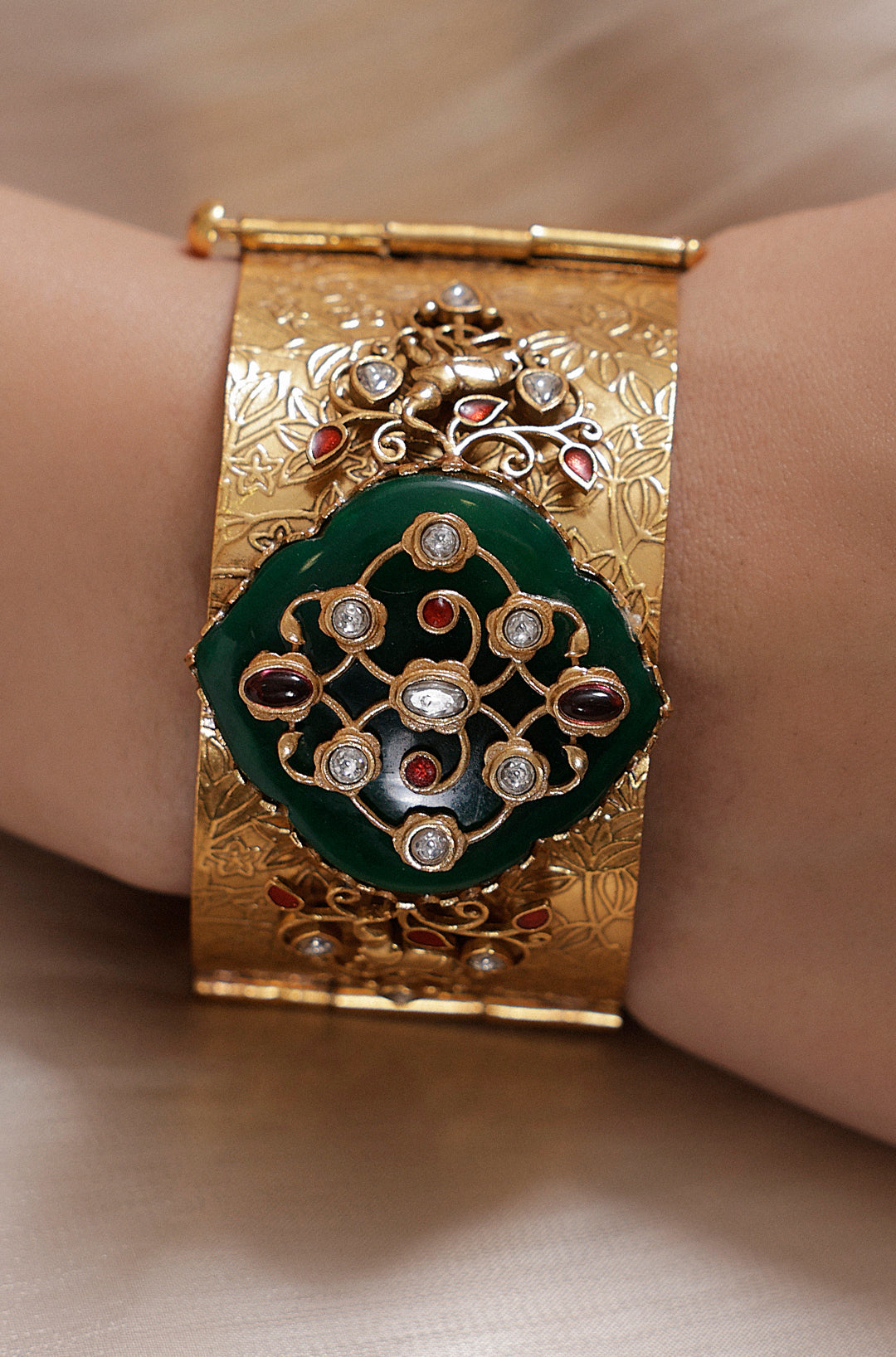 Golden Kada with Green Accents - JBRSSBR24