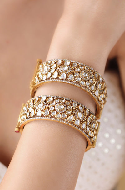 Ethereal Glint Bangles (Pair) - JBRSSBR93