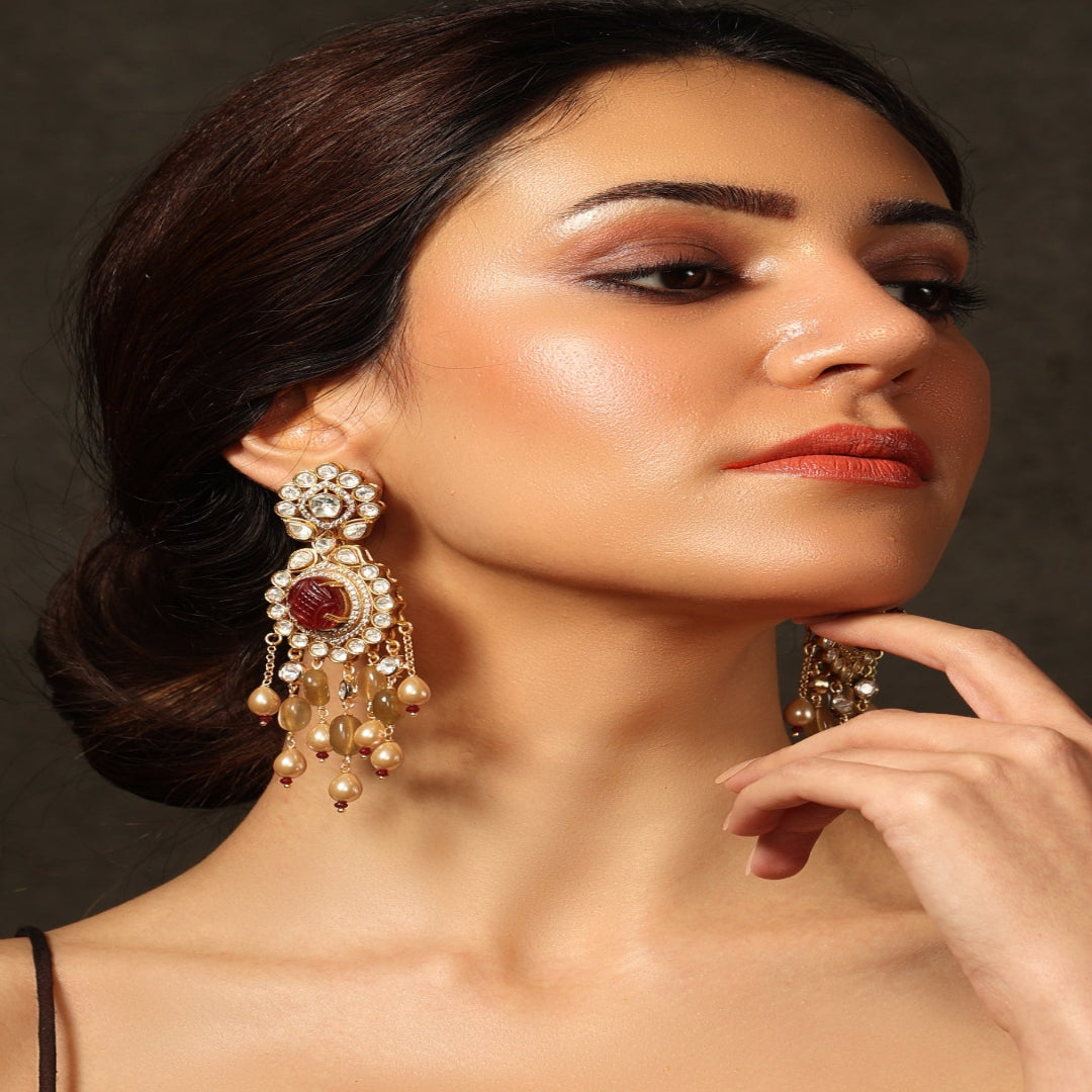 Ethereal Gilt Earrings - JBRSSER245