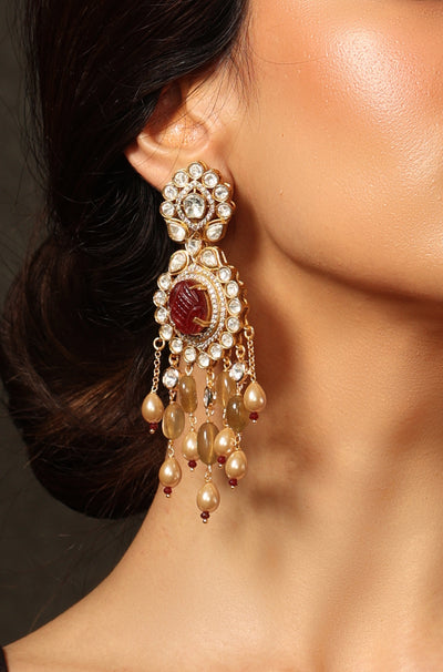 Ethereal Gilt Earrings - JBRSSER245