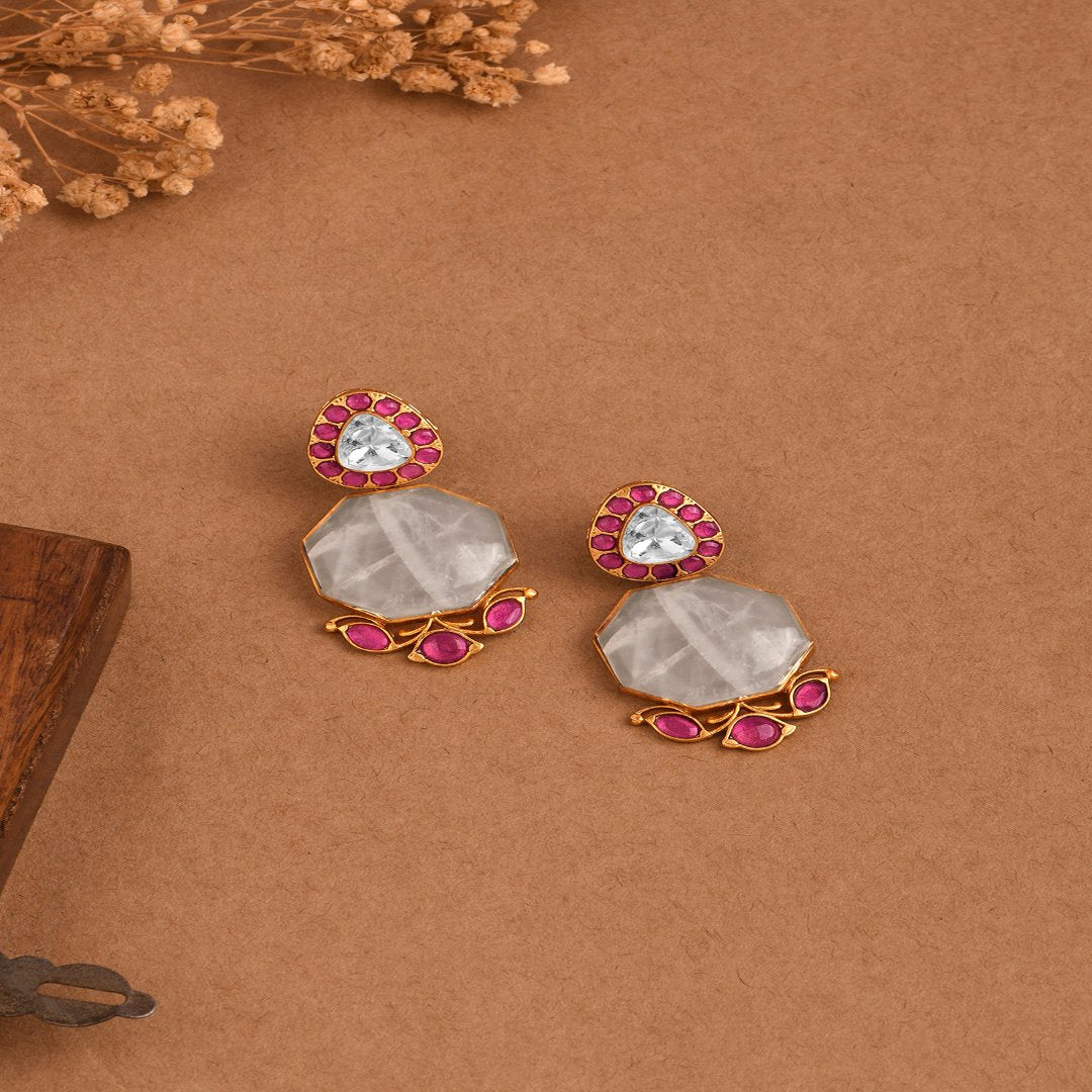 Blush Harmony Drop Earrings - PRSEP24ER 135