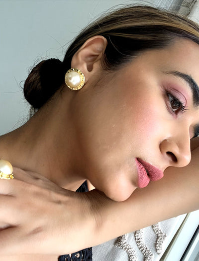 Pearl Luxe Studs - BBPELS1003