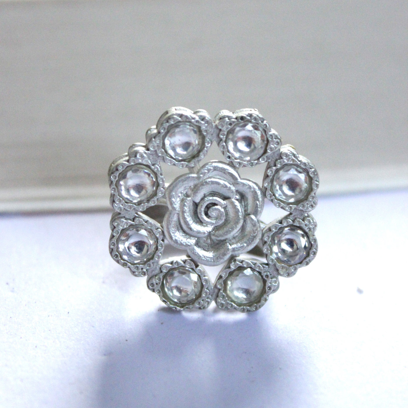 Silver Rose Ring - RRF99