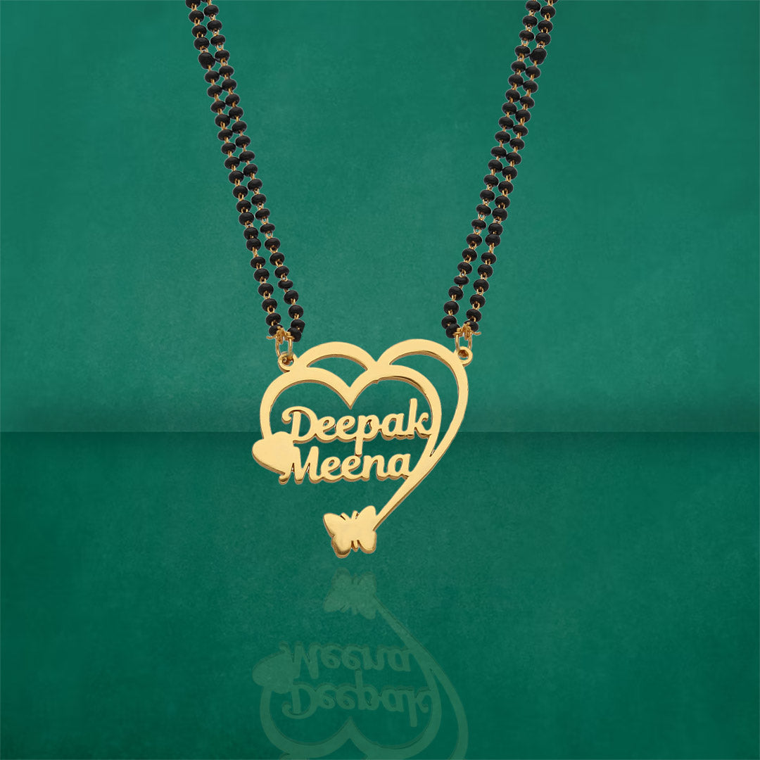Personalised Double Name Mangalsutra - S35464
