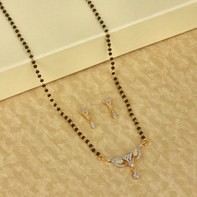 Cubic Zirconia Mangalsutra Redefining Tradition - SIA416654