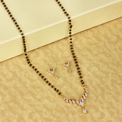 Cubic Zirconia Mangalsutra Redefining Tradition - SIA416667