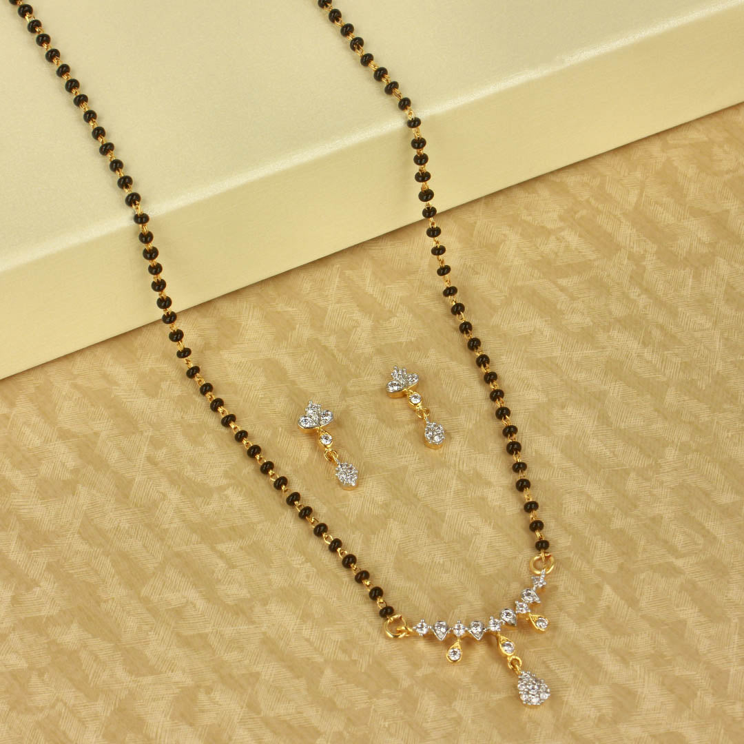 Cubic Zirconia Mangalsutra - SIA416671