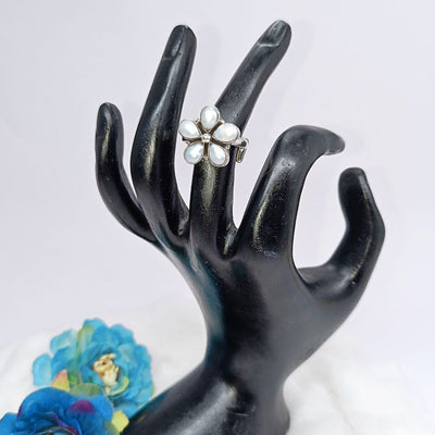 Perfectly Crafted 92.5 Silver Oxidised Finger Ring - SIA417259