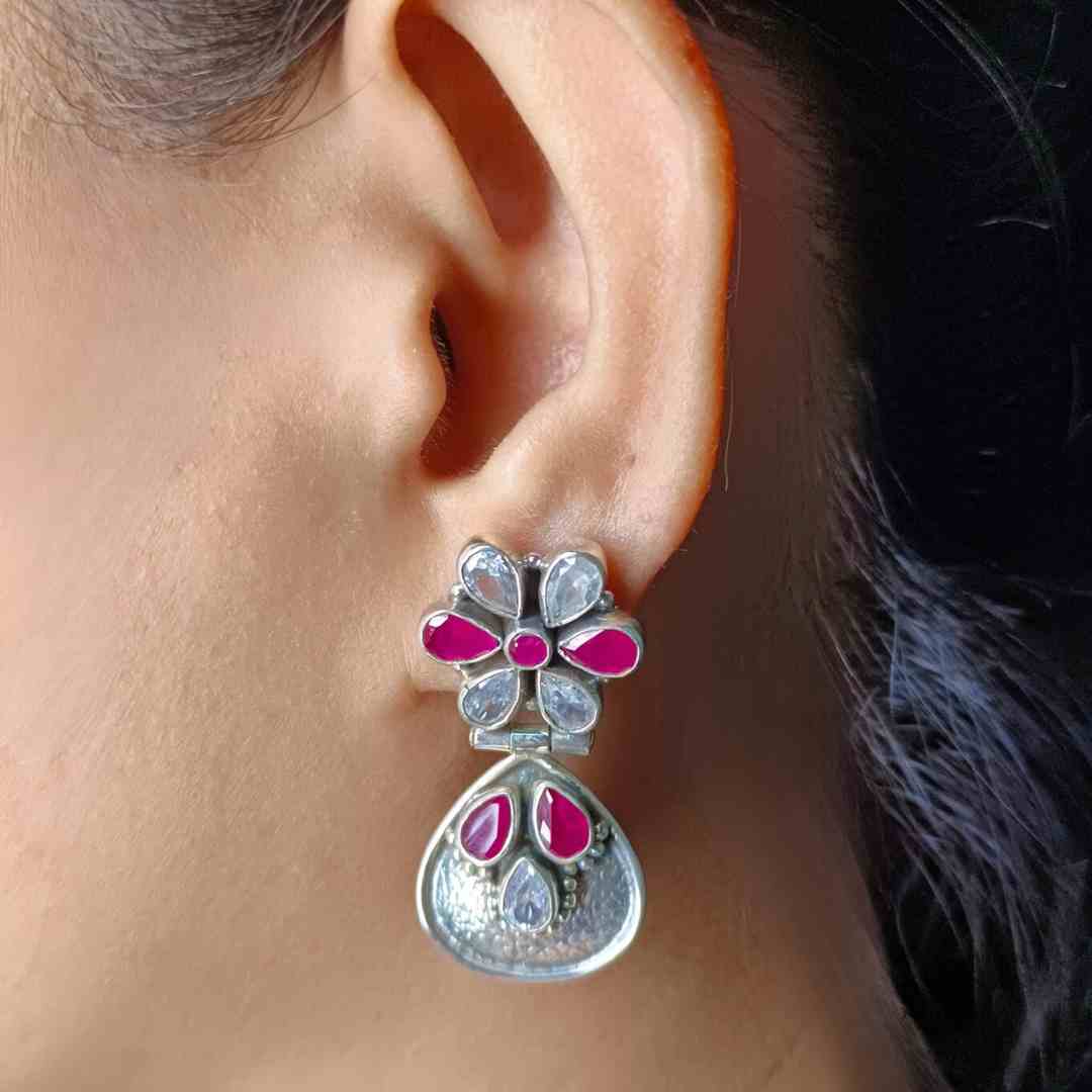 Adorn Yourself with 92.5 Pure Silver Earrings - SIA417339