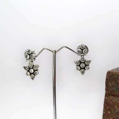 Timeless Dangles 92.5 Pure Silver Dangler Earrings - SIA417359