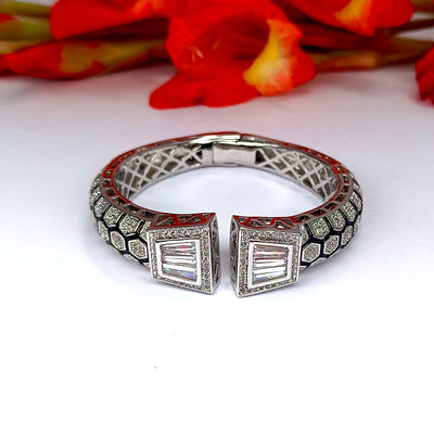 Eternal Sparkle Cubic Zirconia Rhodium Bracelet - SIA417635