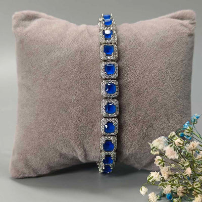 Whimsical Wonder Cubic Zirconia Sapphire Bracelet - SIA417791