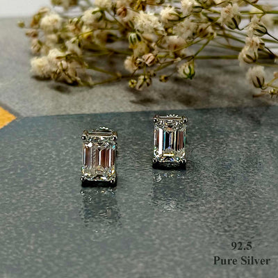 Eternal Sparkle Moissanite Gemstone Earrings - SIA417978
